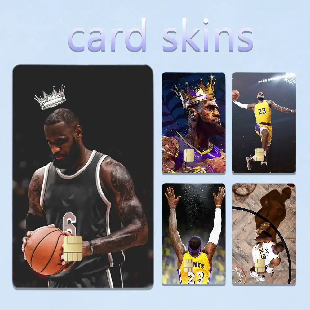 Basketball J-James Le-Bron 23 4pcs 1Set Card Stickers Small Waterproof Chip 4PCS Card Sticker Anti-Scratch