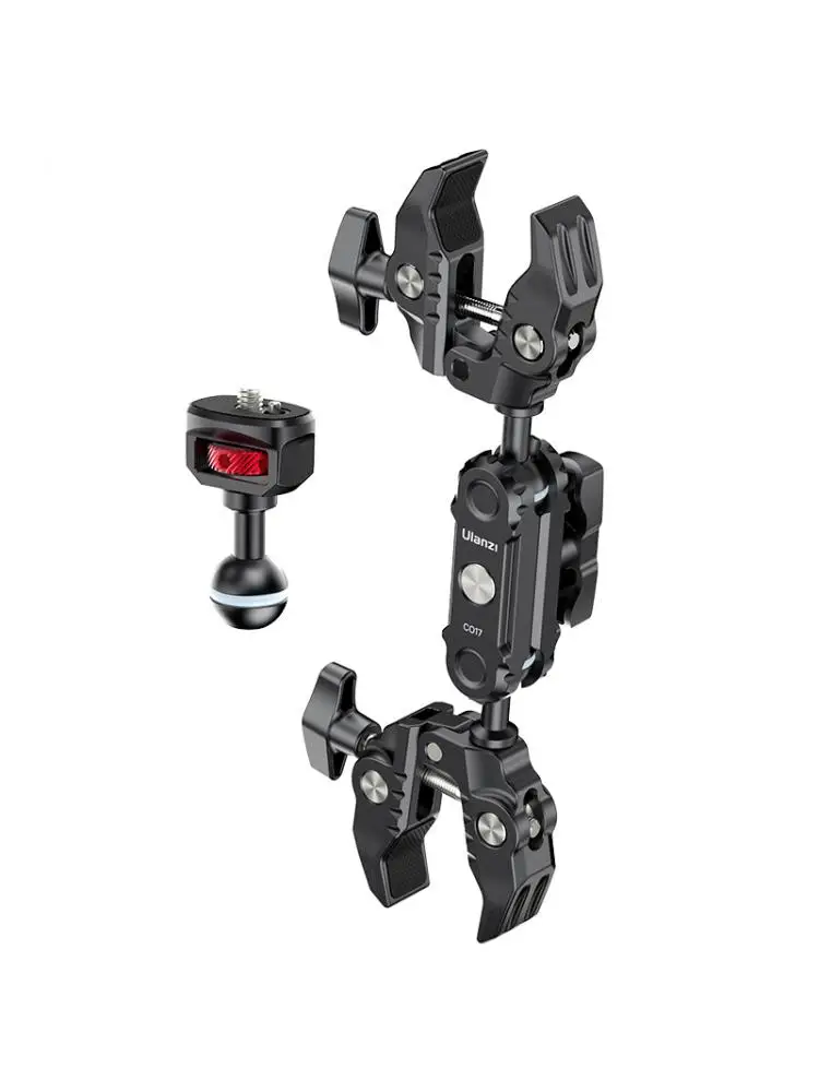 AliExpress Ulanzi CO17 Super Clamp Magic Arm Adapter for Panoramic Camera Umbrella LED Light Tubular Railing Bike with 360° Dual Ball Head