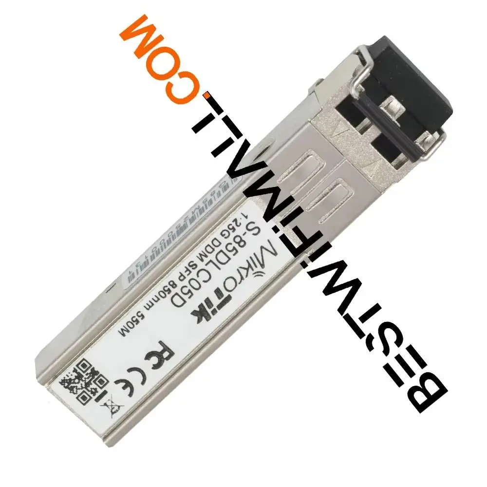 MikroTik 1.25G SFP Module S-85DLC05D 550M 850nm Dual LC Connector Multi Mode Fiber Connection 1 PCS