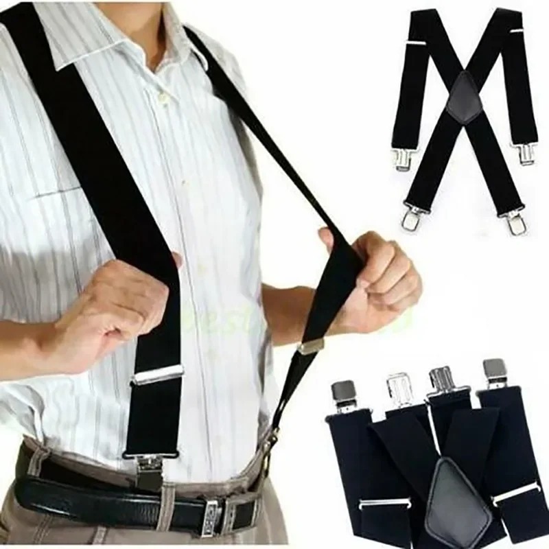  Elastic Adjustable Suspenders for Adults And Kids - Men Women Braces Suspender Set for Children Boys Girls Wedding Accessories 