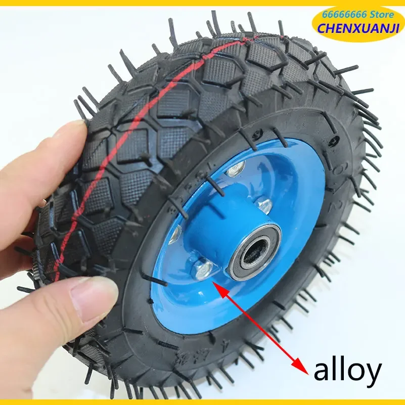 160mm Pneumatic Tyre  6X2 Inflation Tire Wheel Use 6\