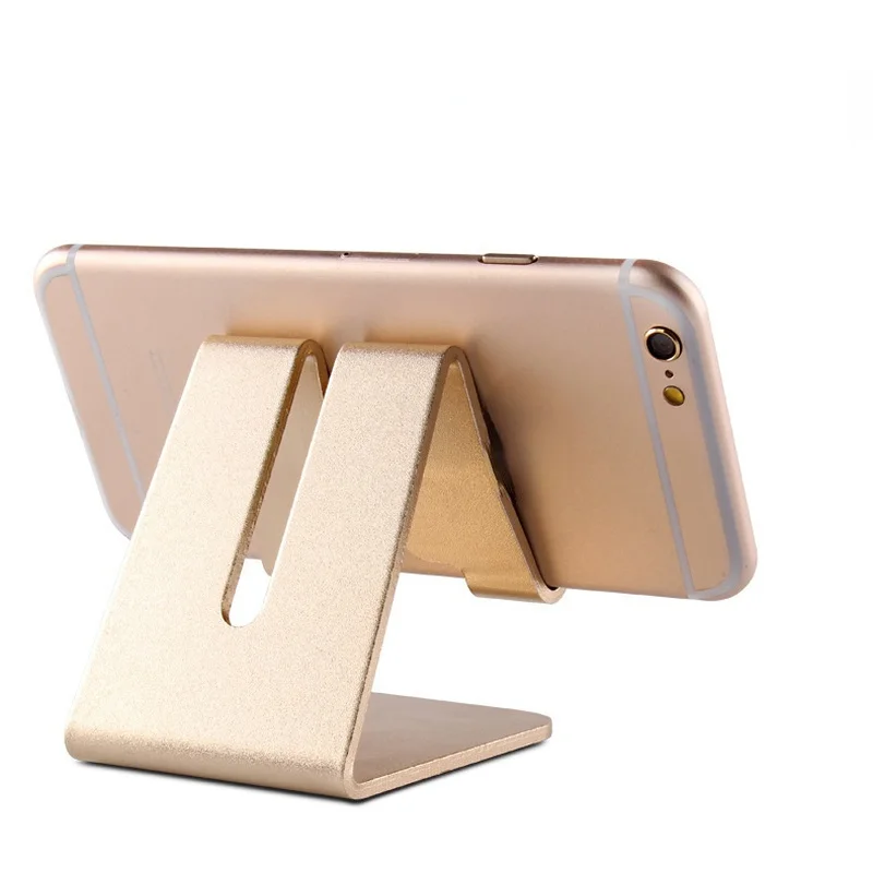 1pc Luxury Metal Cellphone Holder Aluminum Alloy Mobile Tablet Stand Holder Support Rack Business Cards Display Holder Rack