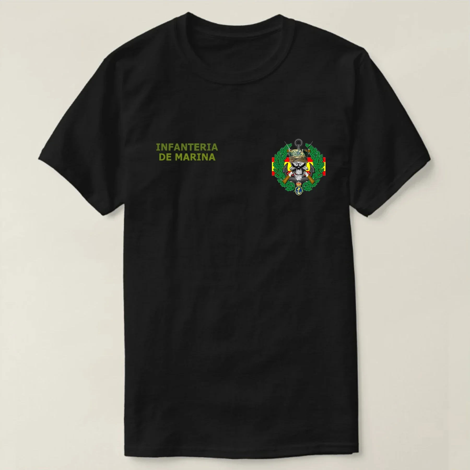 Novios De La Muerte - Infantería De Marina Camiseta. 100% Algodón. Ejército Español