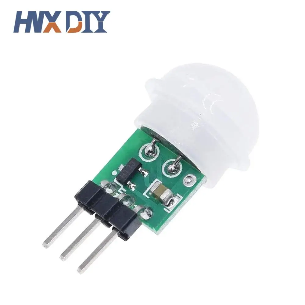 1-10pcs Mini IR Pyroelectric Infrared PIR Motion Human Sensor Automatic Detector Module AM312 Sensor DC 2.7 to 12V