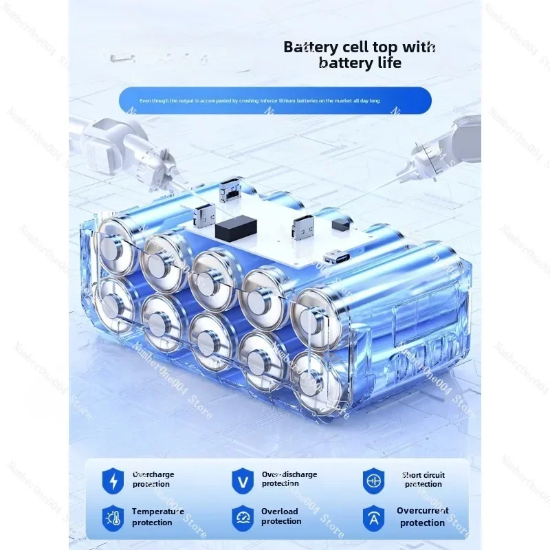 Applicable to Wireless car washing machine high pressure water gun household water gun cleaning car high power lithium battery