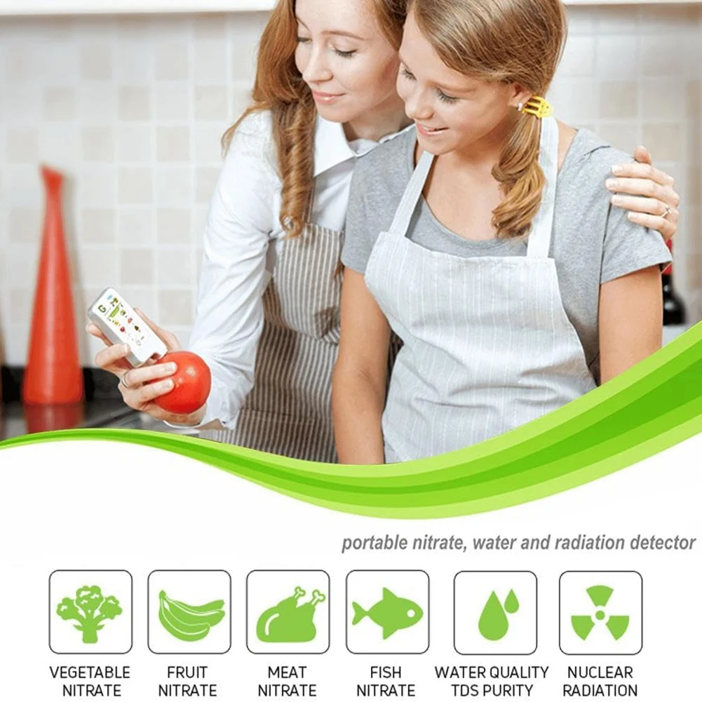 Greentest ECO6 Nitrate Tester Food Safety Detector Portable Vegetable, Fish, Water, Radiation Nitrate Detection EU Plug