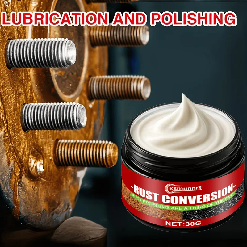Stainless steel rust remover paste, suitable for removing rust from stainless steel and metal surfaces such as cars, hardware, a