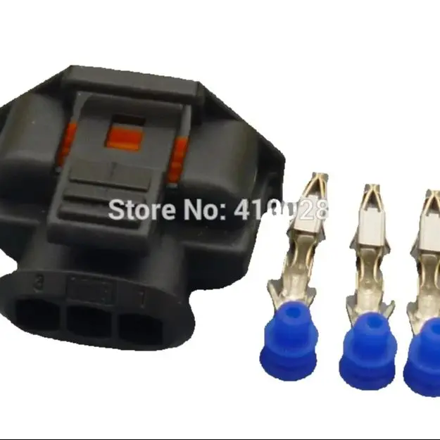worldgolden  Kit 3-pin 3.5mm  MAP sensor Connector Assembly case for Diesel Injection Pump   rail pressure sensor 1928403966