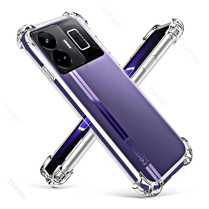 For Oppo Realme GT Neo 5 240W Case Simple Slim Soft TPU Clear Transparent Phone Cases on For Realme Realmi GT Neo 5 Neo5 Cover