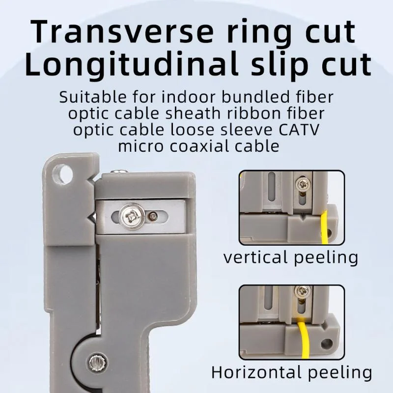 

Fiber Optic Stripper 45-162 45-163 45-165 Coaxial Cable Stripper Optical Cable Slitter Wire Stripper
