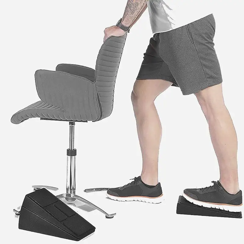 3PCS Leg Stretcher Foot Squat Wedge Foam Slant Board For Squats Calf Raise Block Yoga Wedge Equipment Durable Easy Install