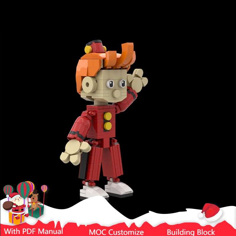 

183 шт., хит продаж, MOC, модель персонажа с героями мультфильмов для мальчиков, модульные строительные блоки, детская сборка, демонстрационные игрушки, фестиваль, подарок-сюрприз