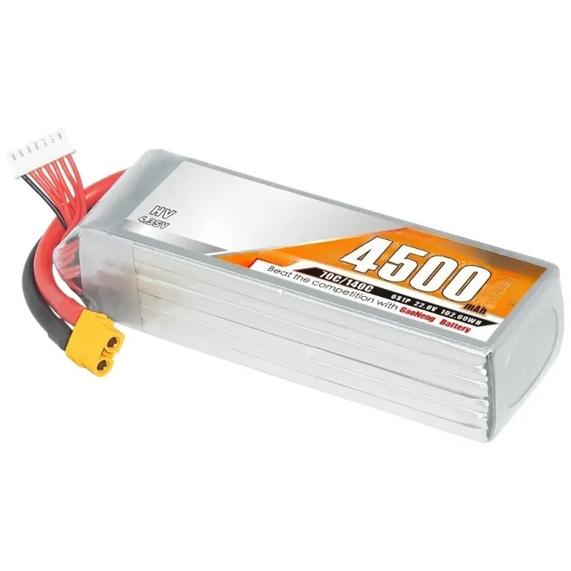 22.8V 4500mAh For RC FPV Drone Quadcopter Airplane Helicopter RC Battery GNB 6S Lipo Battery