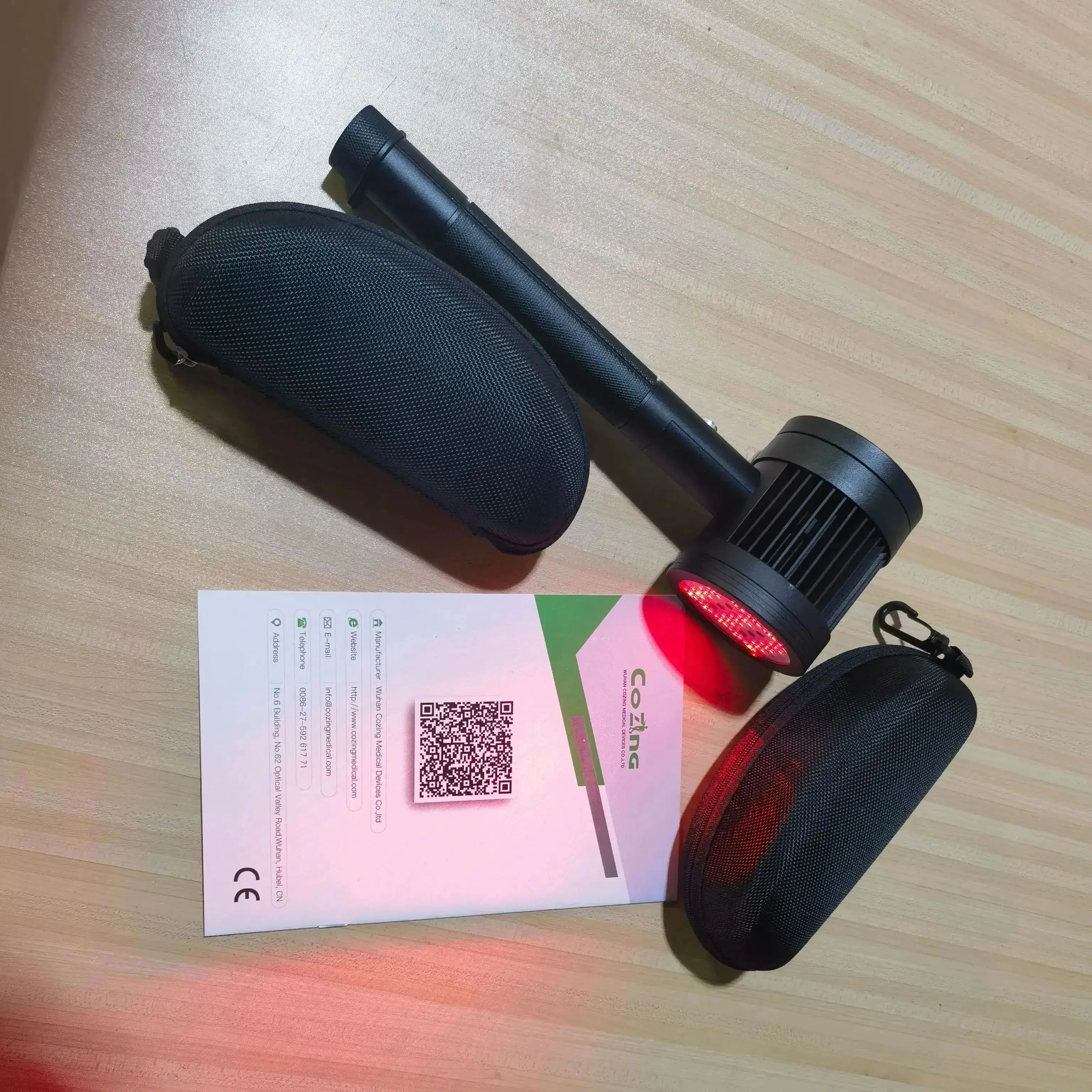 

Rechargeable Handheld Laser Massager - Portable Pain Management for On-The-Go Relief from Arm, Neck, and Shoulder Tension