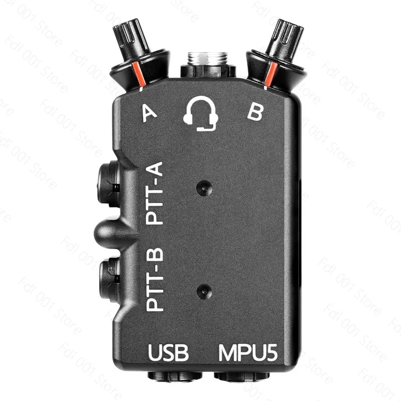 all-metal CNC refined version MPU5 DUAL walkie-talkie PTT tactical headset dual-pass PTT