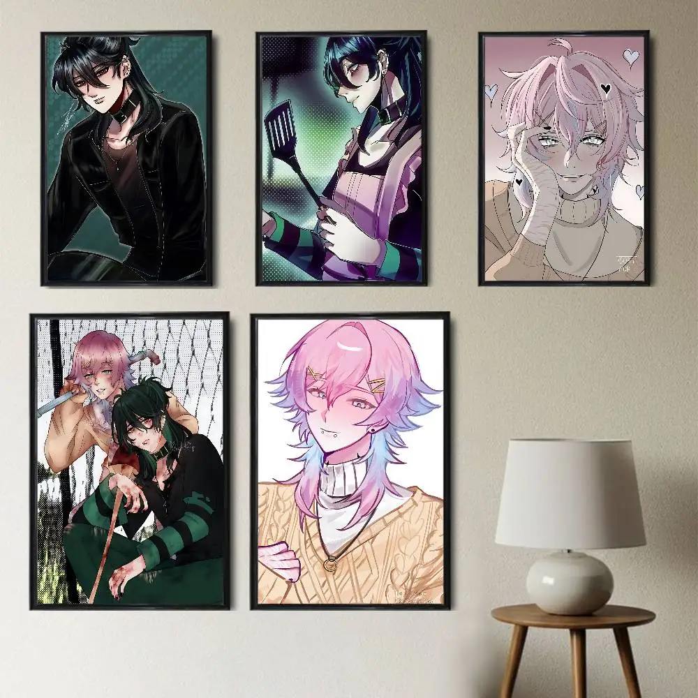 

Sol and ren Kid At the Back Poster HD Art Sticky Wall Waterproof Home Living Room Bedroom Bar Aesthetic Decoration