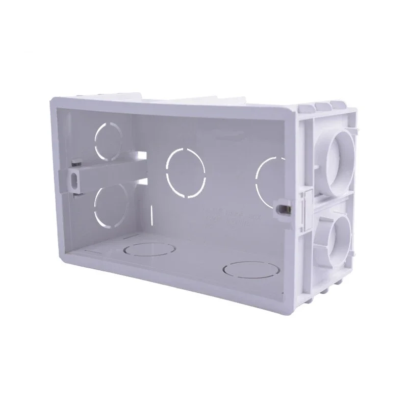 146 Rectangular Box Universal Wall Switch Socket Installation Bottom Box Cassette Box Flame Retardant Bottom Box Junction Box