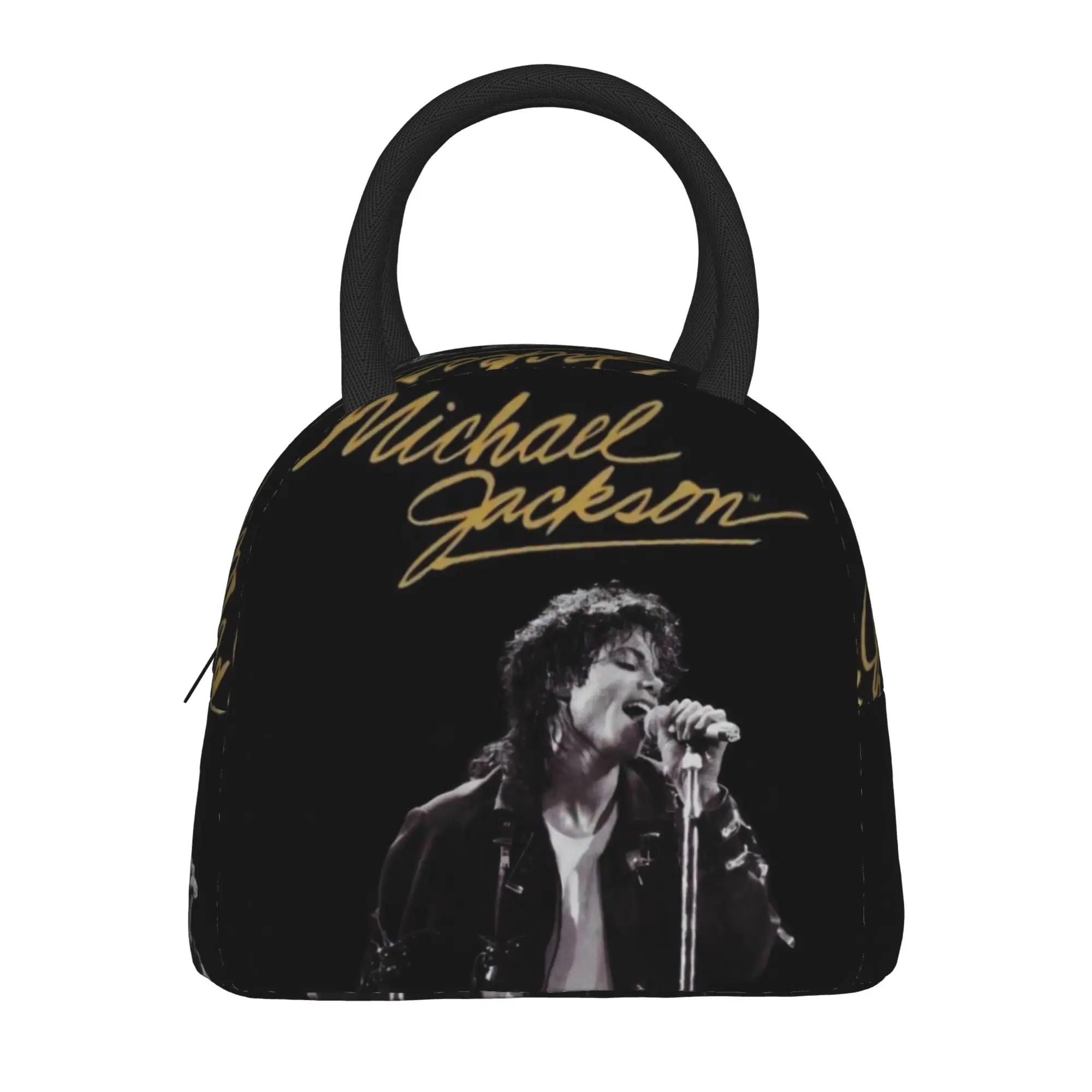 Singer Michael Jacksons MJ Tour 2026 Insulated Lunch Bag for Men Women Storage Food Box Portable Thermal Cooler Lunch Box