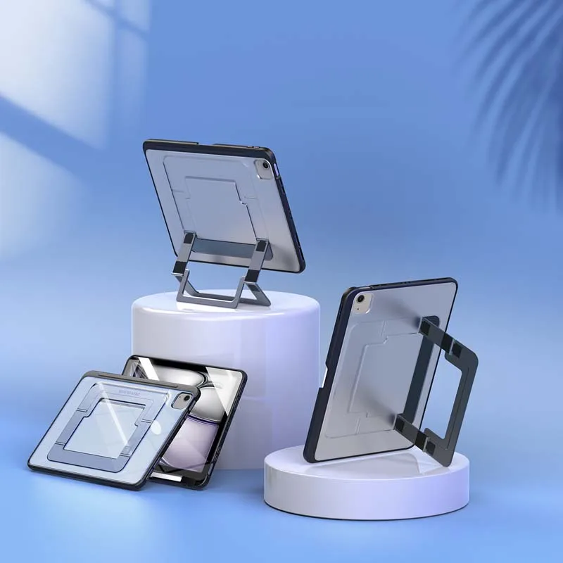 

Чехол-подставка для iPad Air 11 M2 M3, iPad Air 4-го и 5-го поколений, 10,9 дюйма, iPad Pro 11 2020, 2021, 2022, складной держатель, ударопрочный чехол-кронштейн