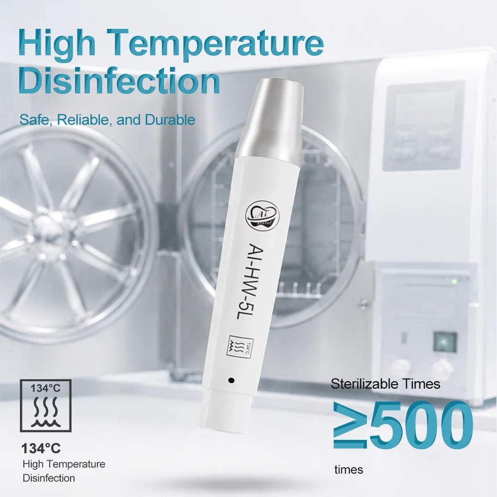 AI DENTAL New Ultrasonic Piezo Air Scaler Water Spray Handpiece Teeth Whitening Tool Handle  7 Kinds Coupler Choose Without Tips