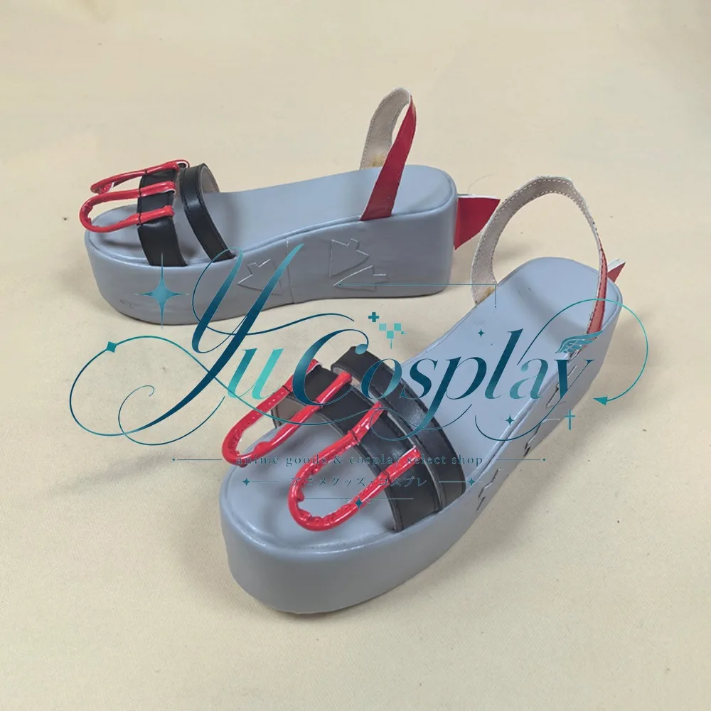 Action Game Character Jane Doe Nocturne Cosplay Shoes Custom Boots Convention Roleplay
