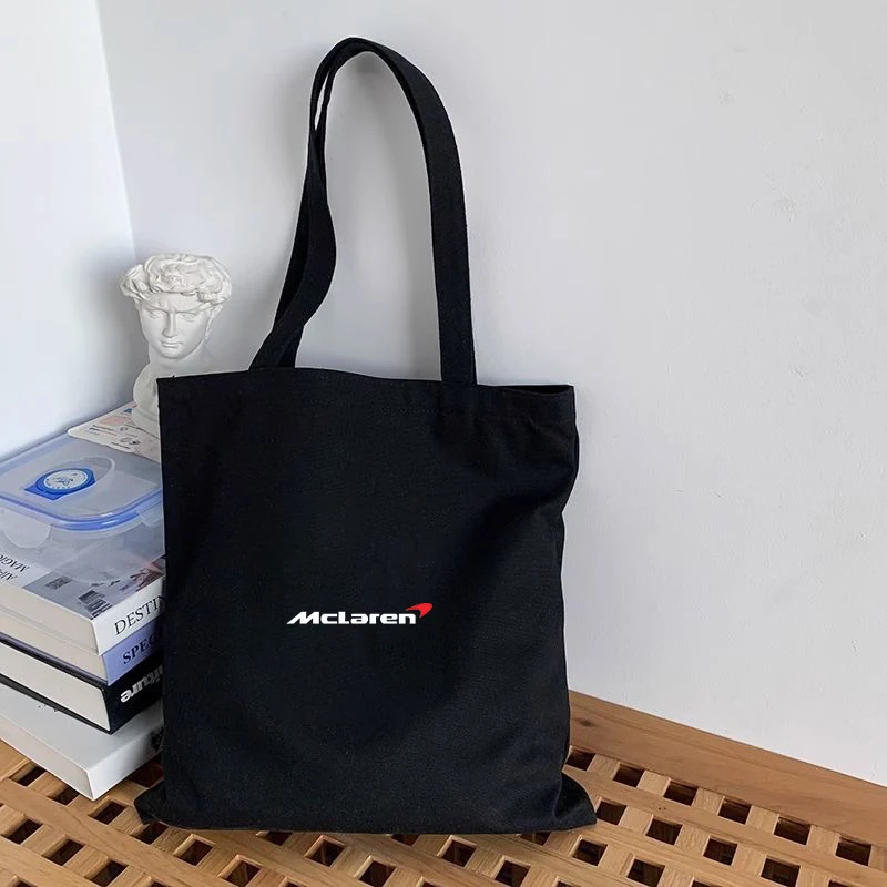 بسيطة عادية قماش يده الكتف حقيبة قماش قنب كتف واحد باليد حقيبة تسوق لماكلارين 540C 570S 570Gt 600lt #6