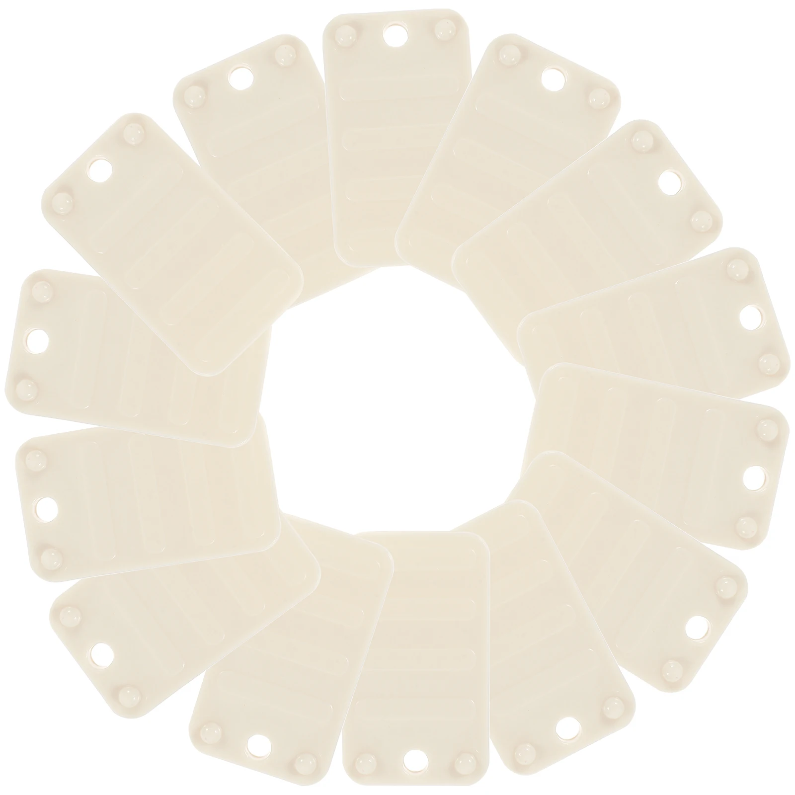 30 قطعة الحشوات البلاستيكية لتسوية منصات زيادة الأثاث التسوية المضادة للانزلاق الجدول أريكة خزانة الطابق حامي توقف الباب