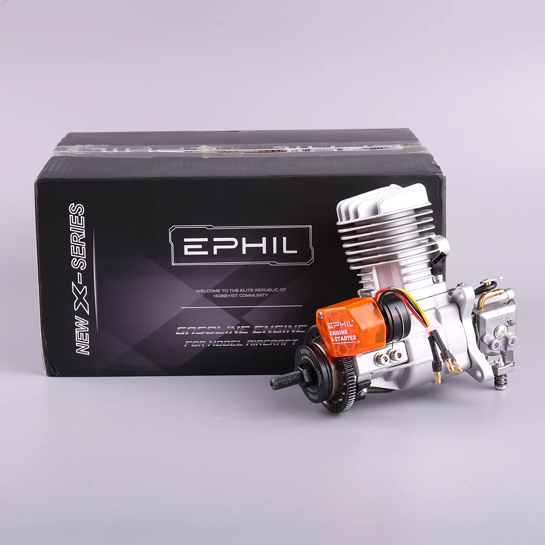 EPHIL Power X-20cc-R Pro Model Aircraft Engine Electric Starter Single Cylinder Two Stroke Rear Row