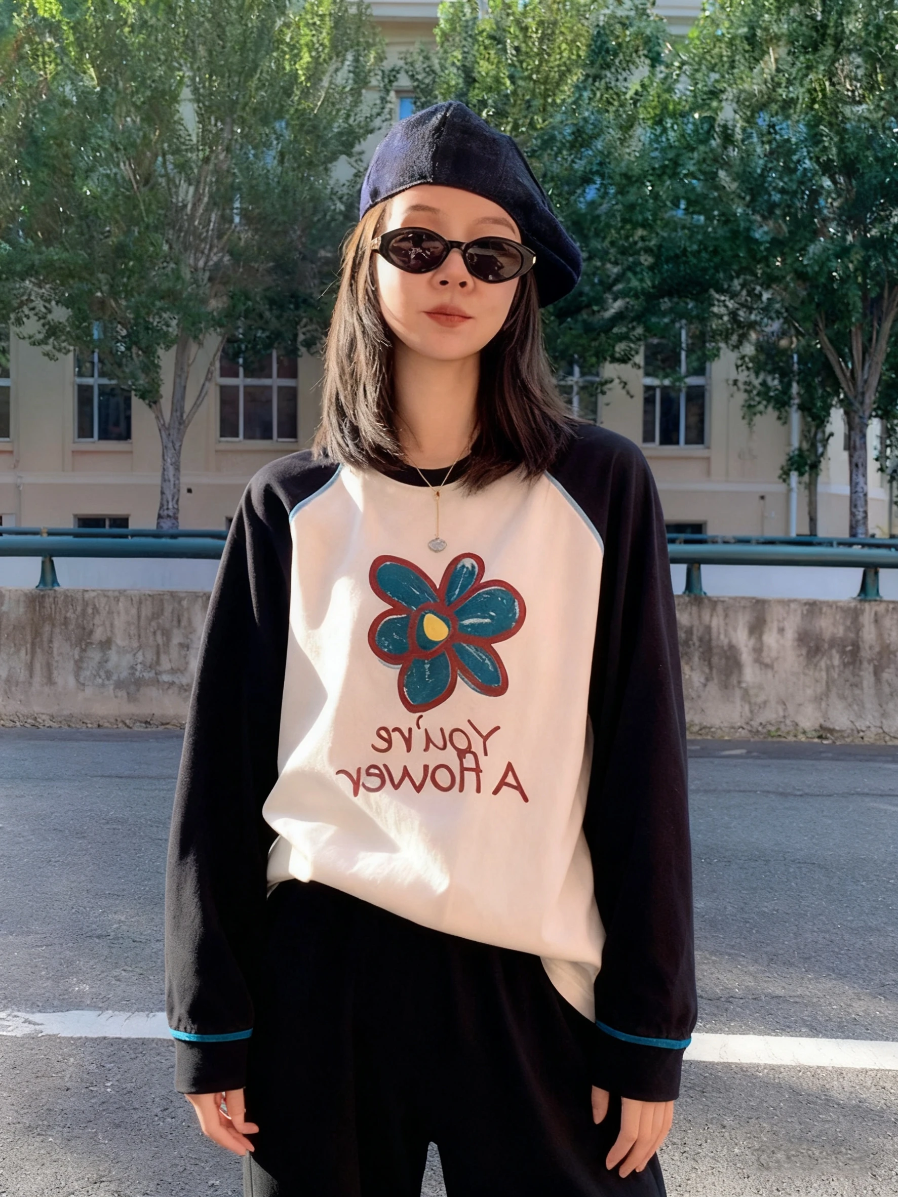 

Футболки с длинными рукавами, базовые женские летние хлопковые футболки в полоску с боковым разрезом, воздушные, кампусные, современные, легкие, для путешествий, молодежная уличная одежда, простая