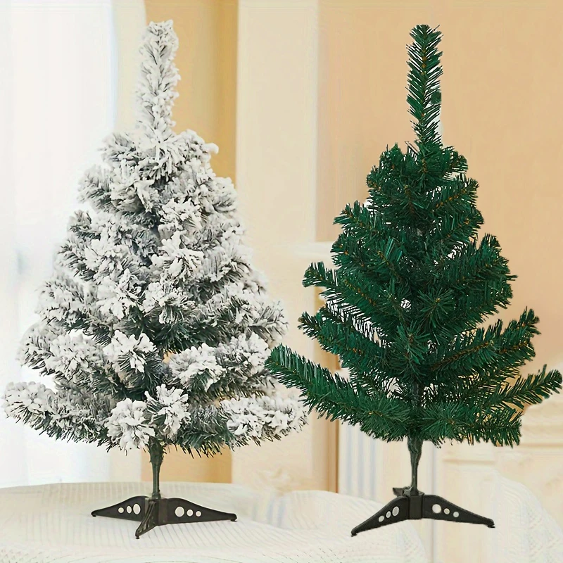 

45/60cm Christmas Tree Home Decor Ornaments Christmas Tree Decorations New Year Party Living Room Holiday PVC Falling Snow Tree