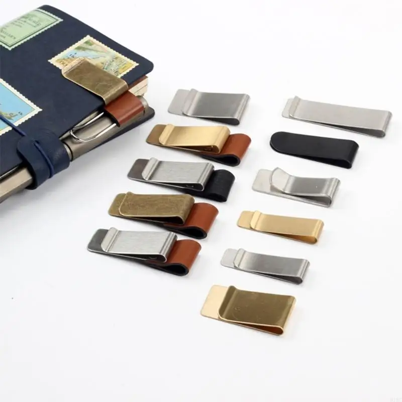 Metal Clips For Notebooks Stainless Steel Bookmarks Clip Notebook Page Clips