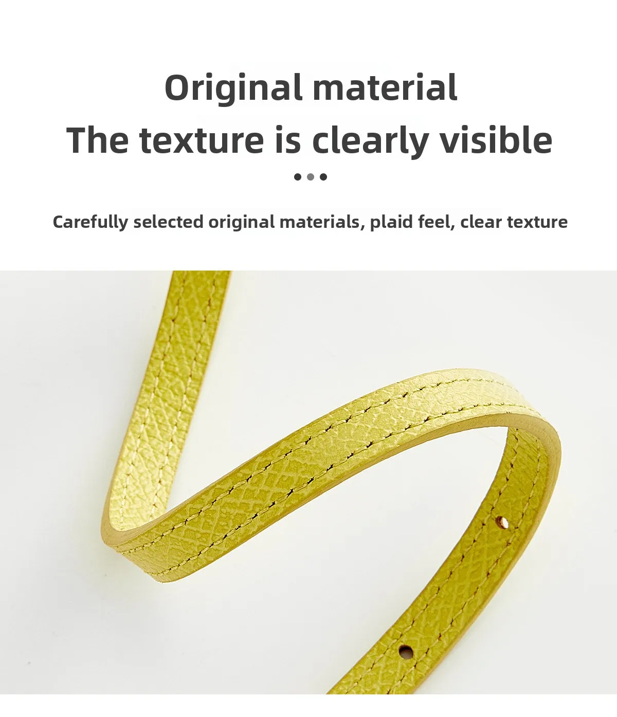 2026 New Leather Bag Strap For Longchamp Mini Lime Durable Fashion Without Punching Modification Bag Accessories