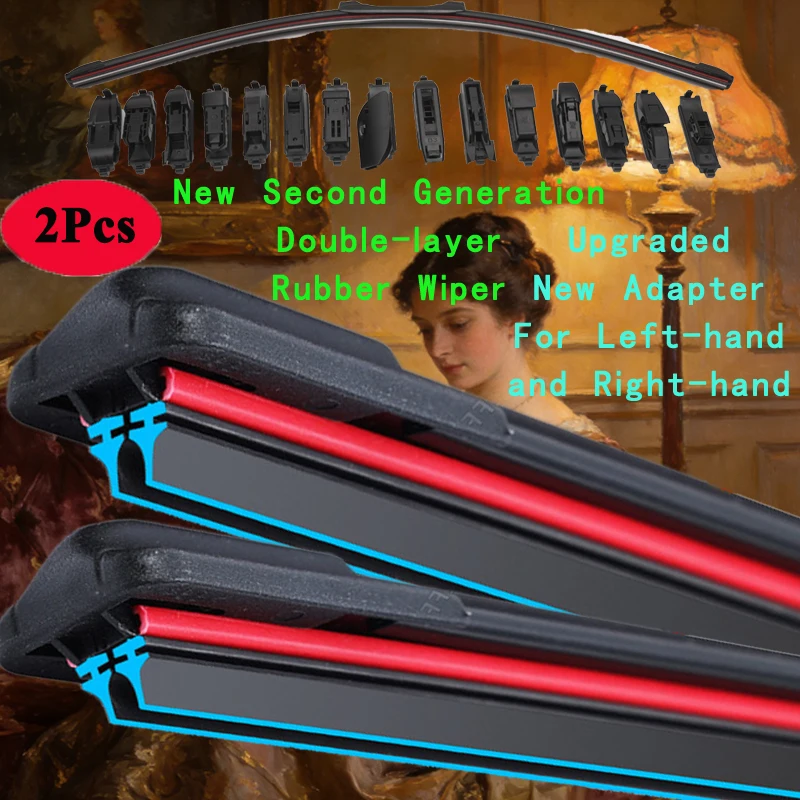 

For Citroen C2 X02 2003-2009 Car Windshield Wiper Blade Front Windscreen Brushes Washer Accessories Window Cleaning Replacement