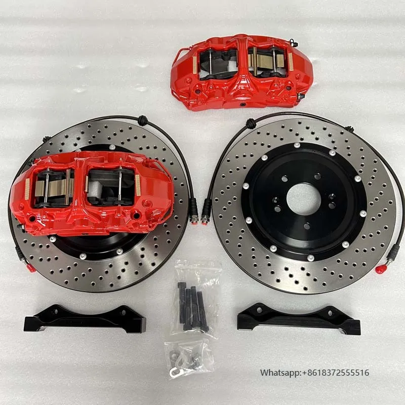 

daHigh Performance Ceramic Brake Pads 6 Pot Caliper 6 Piston Brake Kit GT6 for Dodge Charger