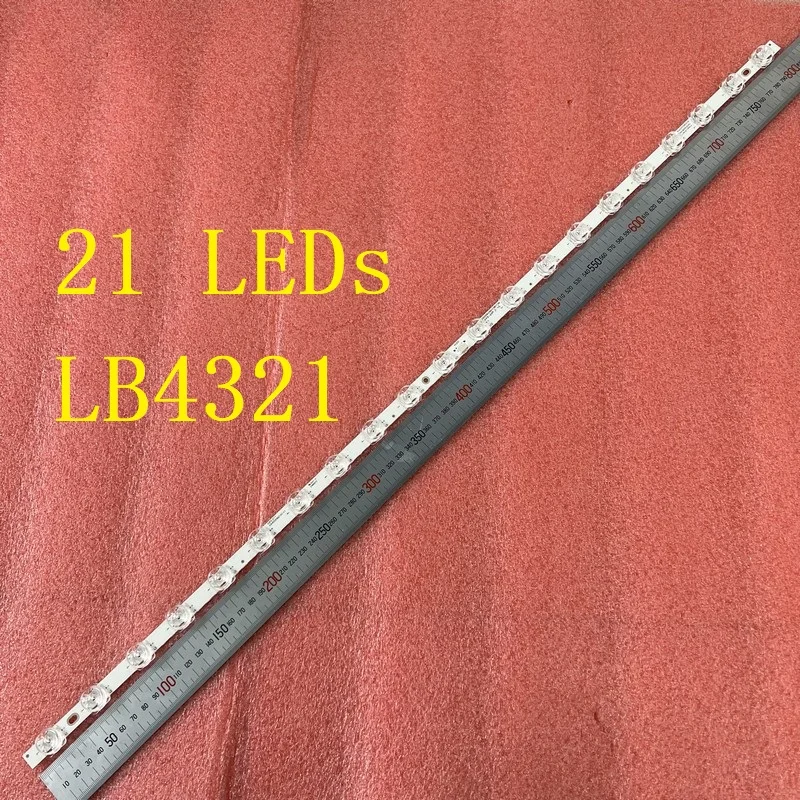 21 LED(6V) LED Backlight strip for TCL 43F8F 43L8F 43A820 43HR330M21A0 4C-LB4321-HR01J 43S434 43HR330M21A1 43RS520