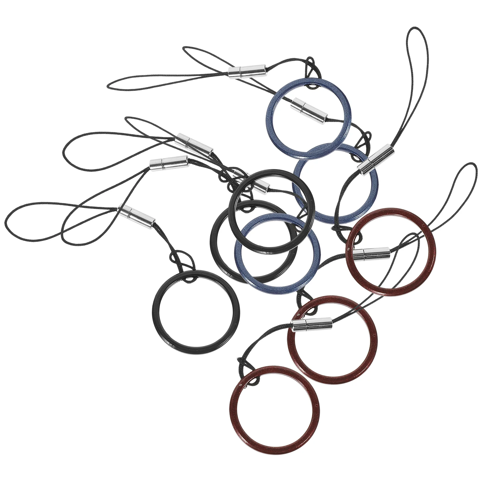 10 Pcs Phone Case Finger Lanyard for Mobile Telephone Hand Circle Carrying