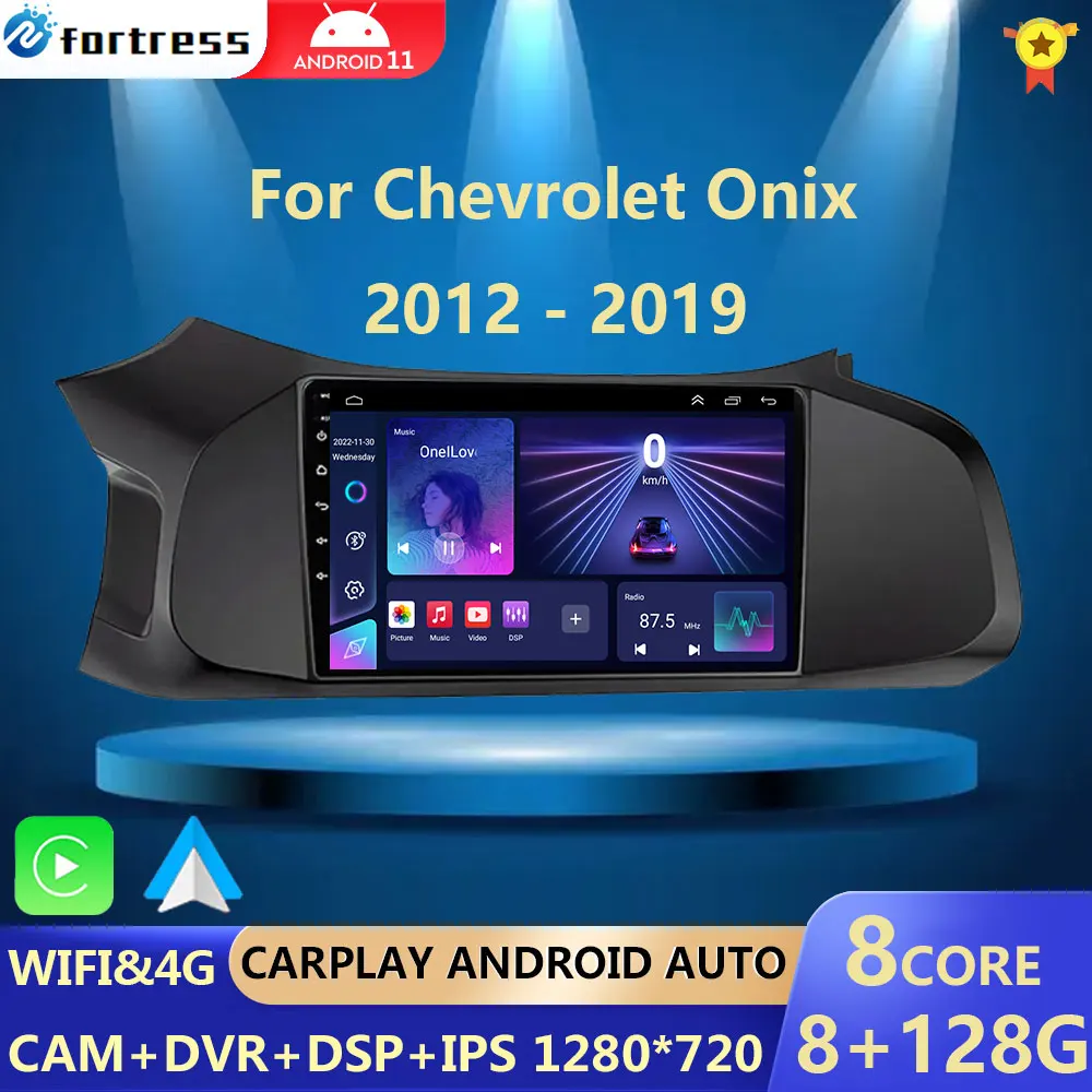 

Wireless Carplay Android 13 Autoradio Radio Bluetooth For Chevrolet Onix 2012 - 2014 2015 2016-2019 WIFI GPS Multimedia Player