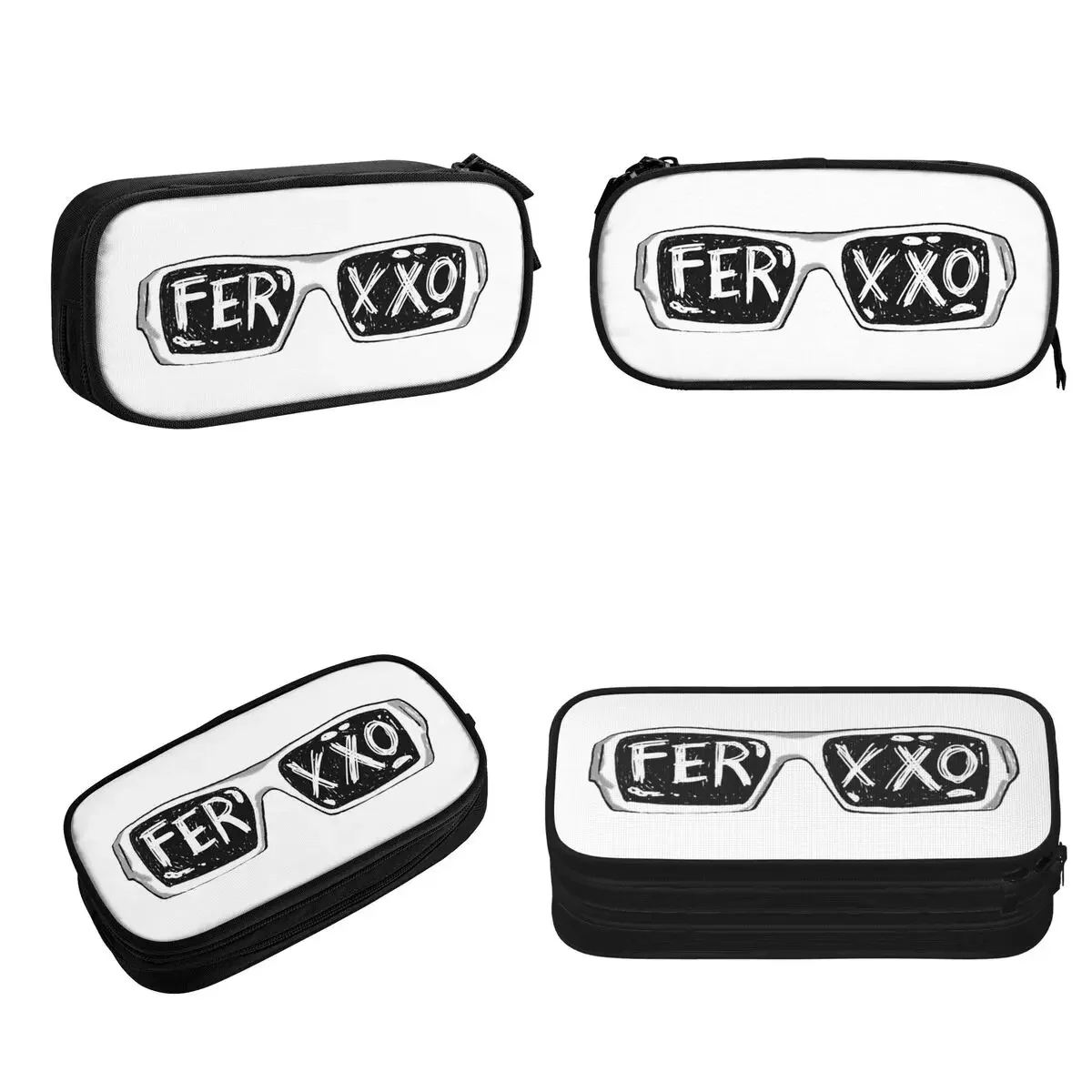 Ferxxo Glasses - Feid Logo Pencil Cases Large Capacity Pen Bags Pen Box Pencil Pouch For Boys Girls Students Stationery School