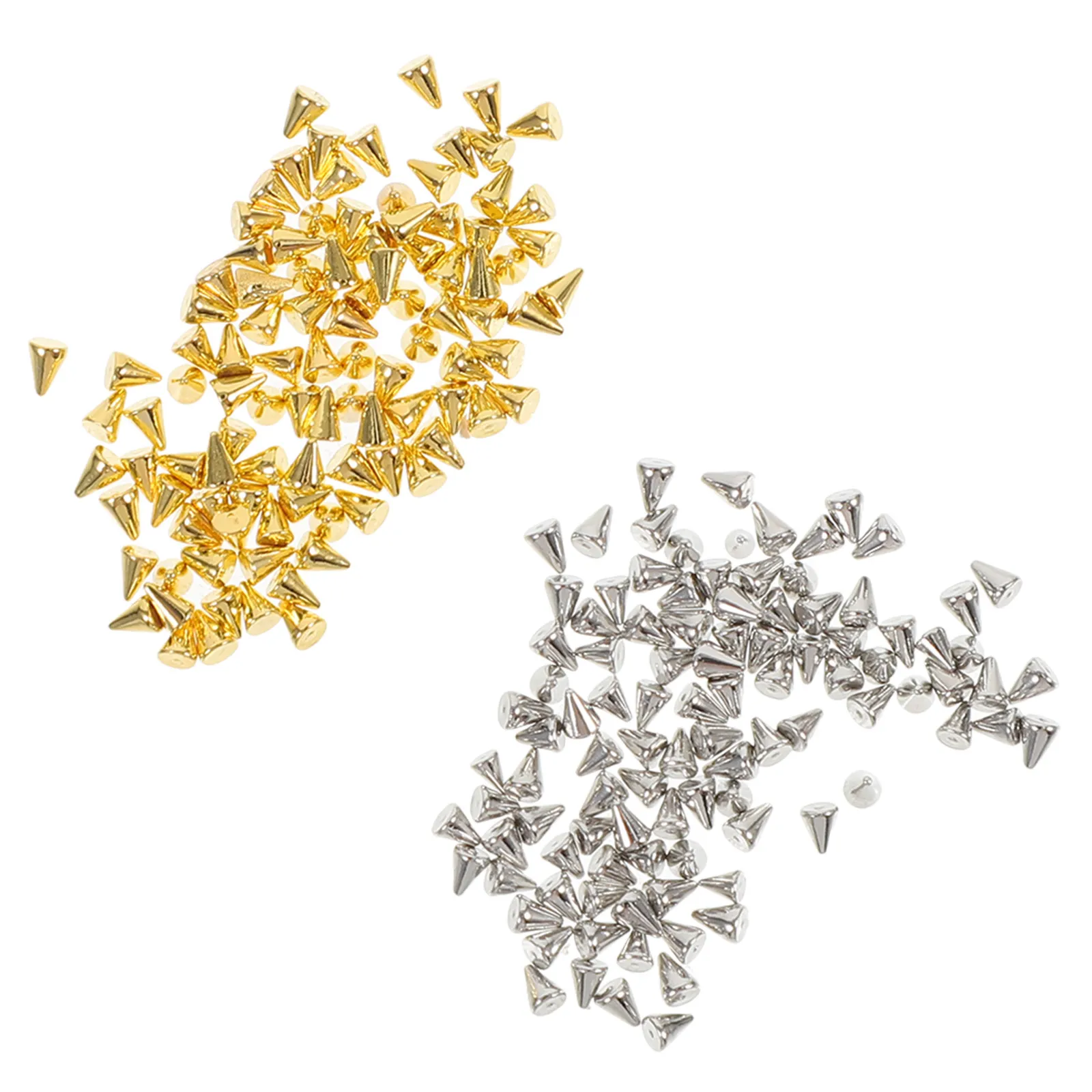 200Pcs Metal Nail Art Charms Small Nail Gems for Acrylic Gel Nails DIY Manicure Decoration Jewelry Craft Accessories
