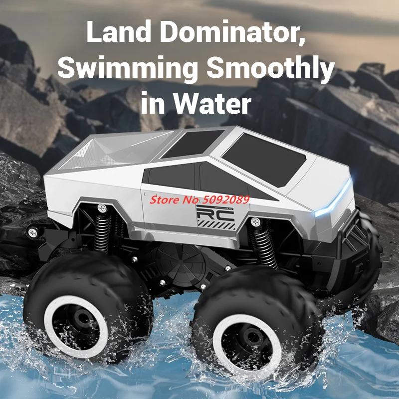 Amphibious Car Toys RC Crawler Amphibious Climbing RTR Electric Off Road Vehicle Model 2.4G Remote Control Car Toys for Kids Boy