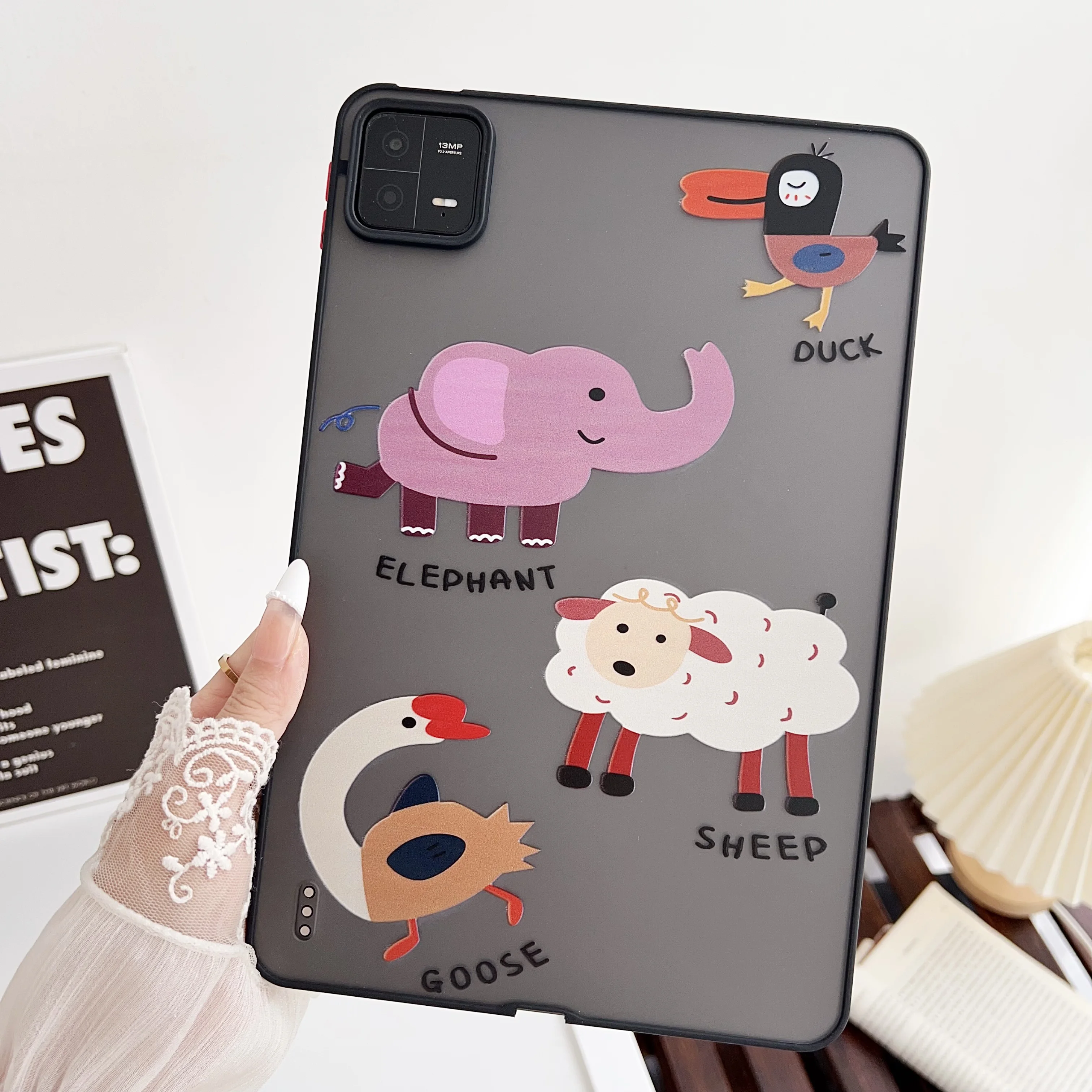 

Tablet Case For XIAOMI PAD 6S PRO Painted Pattern PC+TPU Cover for Xiaomi Pad 6 5pro REDMI PAD SE 11 Shockproof Protective Shell