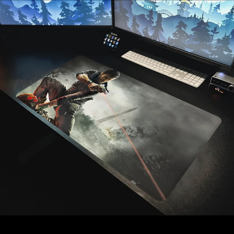 Deskmat Mousepad alas Mouse Aksesori Game, alas meja Mousepad, alas Game Game Mause Anime, bantalan kantor Pc Xxl