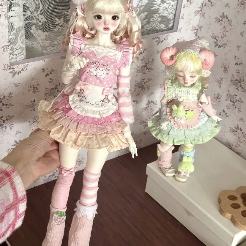 

BJD doll clothes suitable for 1/6 ob22 ob24 size Cute sweetheart clothing set doll accessories (7 points)