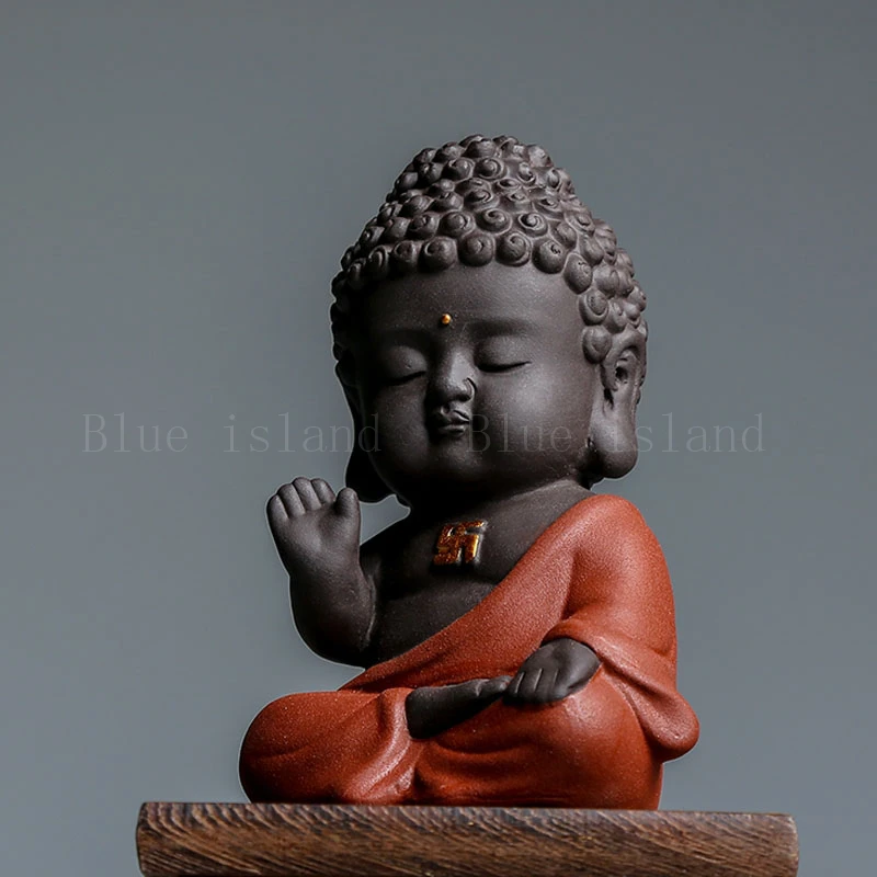 3D Silicone Mold Cartoon Shakyamuni Ornament Home Decoration Buddha Statue Making Gypsum Epoxy Mould Clay Mould