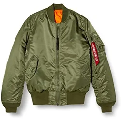 WorkRetro Huntingal Male Army MA-1 Retro Work Jacket Baseball Varsity College Pilot MA-1 Waterproof Winter Coat For Men