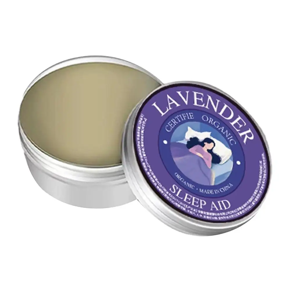 Sleep Cream Deep Moisturizing and Long-lasting Fragrance Lavender Natural Plant Sleep Balm for Bedtime Routine Travel