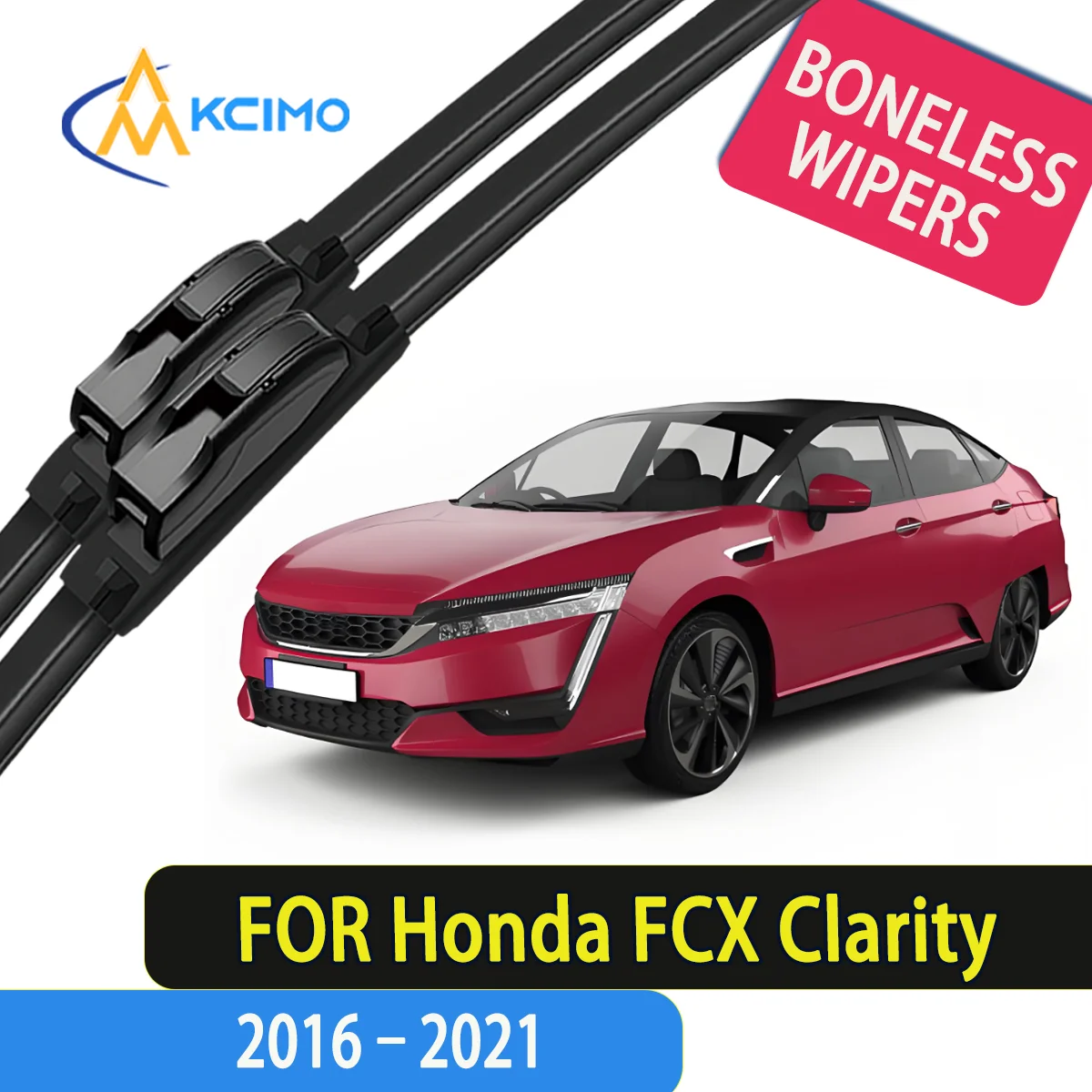 

2pcs Quality Windscreen Silent Black Car Rain Brush Suitable for Honda FCX Clarity 2016-2021 Honda Clarity FCV Front Windshield