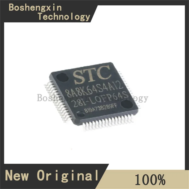 1 قطعة STC8A8K64S4A12-28I-LQFP64S رقاقة واحدة رقاقة الدوائر المتكاملة STC8A8K64S4A12-28I