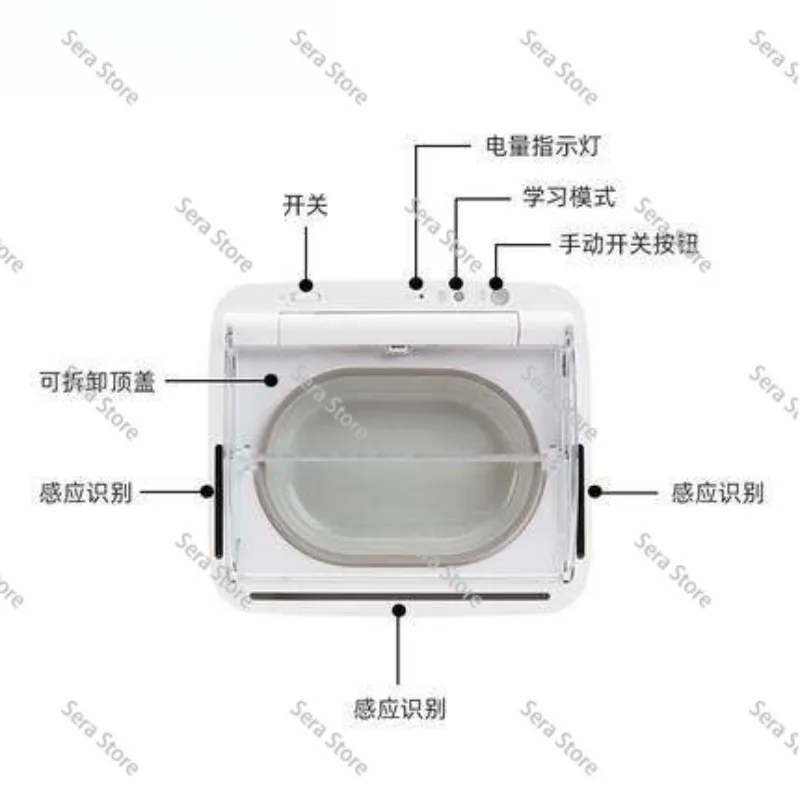 Smart Chip Recognition Induction Multi Cat Automatic Feeder Wet Food Preservation Pet Bowl Insect Control Gift Set