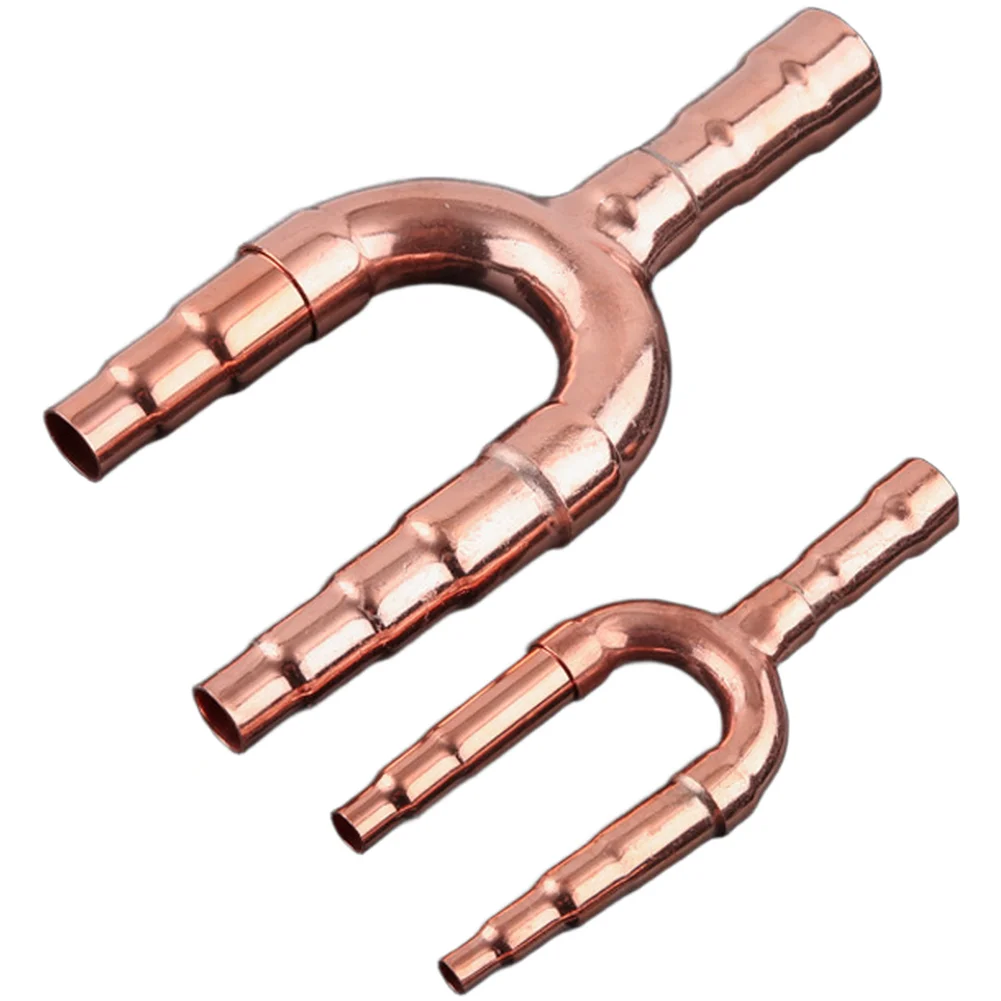 Thick Copper Branch Pipe Fitting for Central AC Systems Compatible with For Midea 01C 02C 03C 25 11 5cm Dimensions